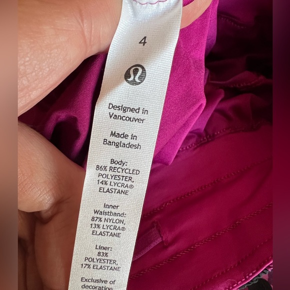 NWT Lululemon 🍋 Track That Mid-Rise Lined Short 5" inseam Cheetah Camo Size 4 - Picture 11 of 13